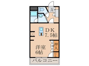 ぐり－んひる２１ＰＡＲＴⅡの物件間取画像